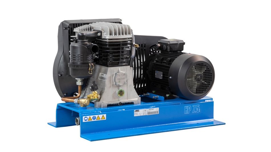 ABAC PRO B6000B BF7.5 - 3 Phase 5.5kw 29CFM 11 Bar Base Plate Air Compressor - 4116000103 - airlinkcompressors.com