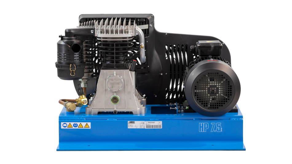 ABAC PRO B6000B BF7.5 - 3 Phase 5.5kw 29CFM 11 Bar Base Plate Air Compressor - 4116000103 - airlinkcompressors.com