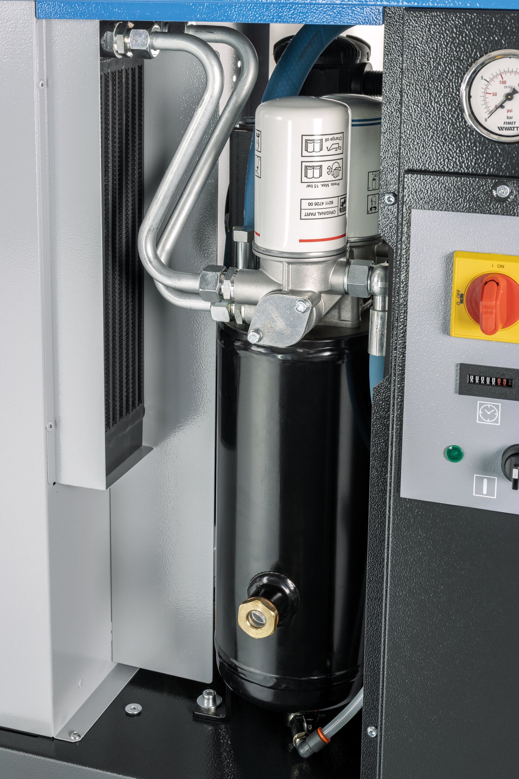 ABAC SPINN 5.5 kW 31CFM 8Bar 200L Screw Compressor & Dryer - 4152054990 - airlinkcompressors.com
