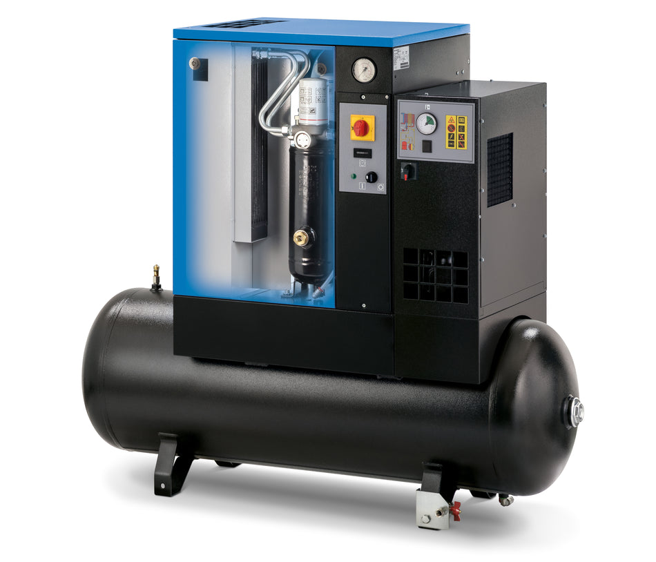 ABAC SPINN 5.5 kW 31CFM 8Bar 200L Screw Compressor & Dryer - 4152054990 - airlinkcompressors.com