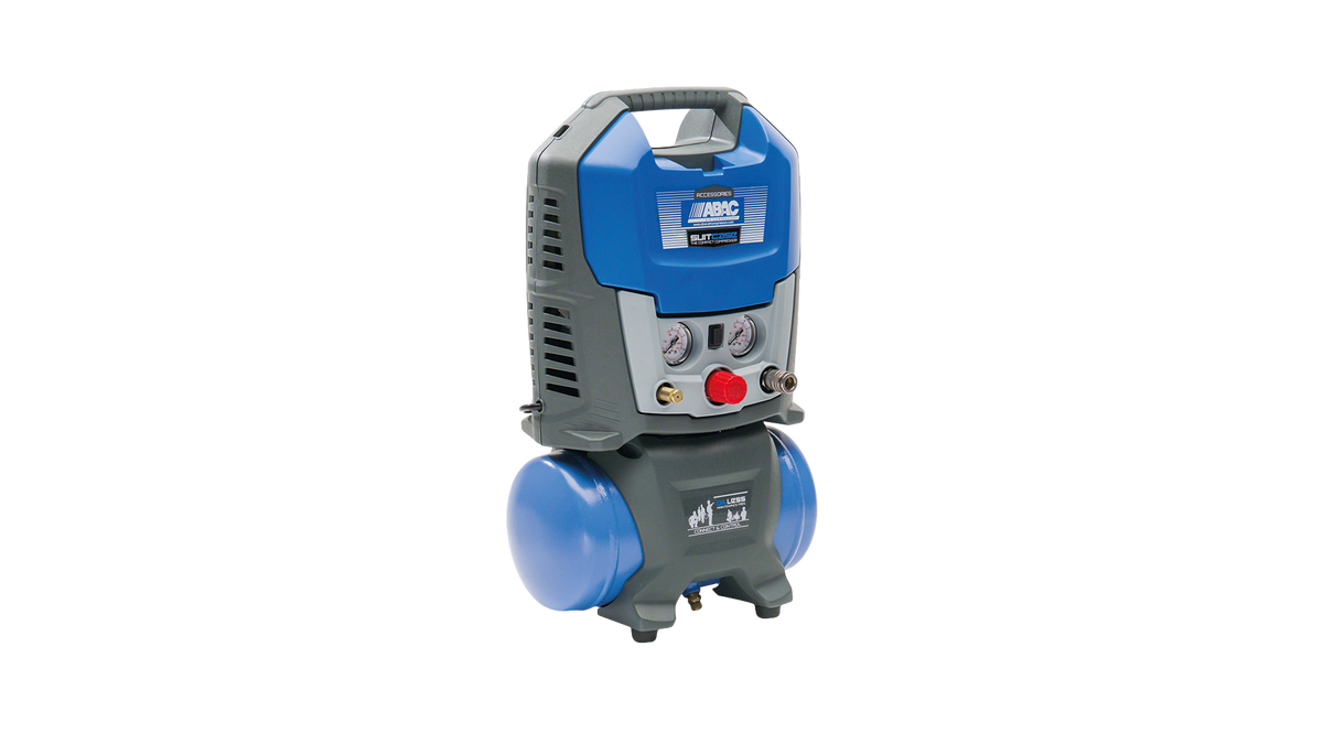 Abac Suitcase 6 UK 6 cfm @ 8 Bar oil free mini air compressor - 2236115862 - airlinkcompressors.com