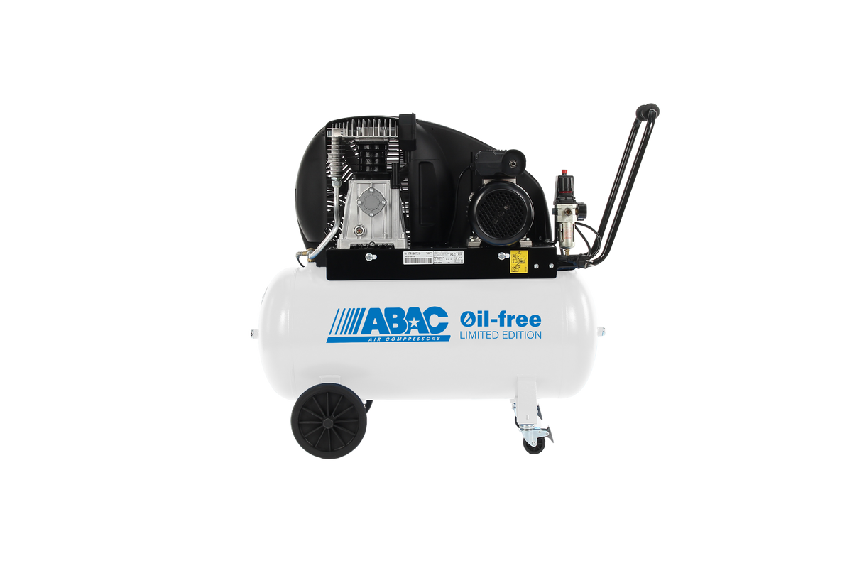 ABAC EXP A29B-0 100 CM3 WHITE Oil Free Piston Compressor, 10bar, 90L, 230V - 4116028454 - airlinkcompressors.com