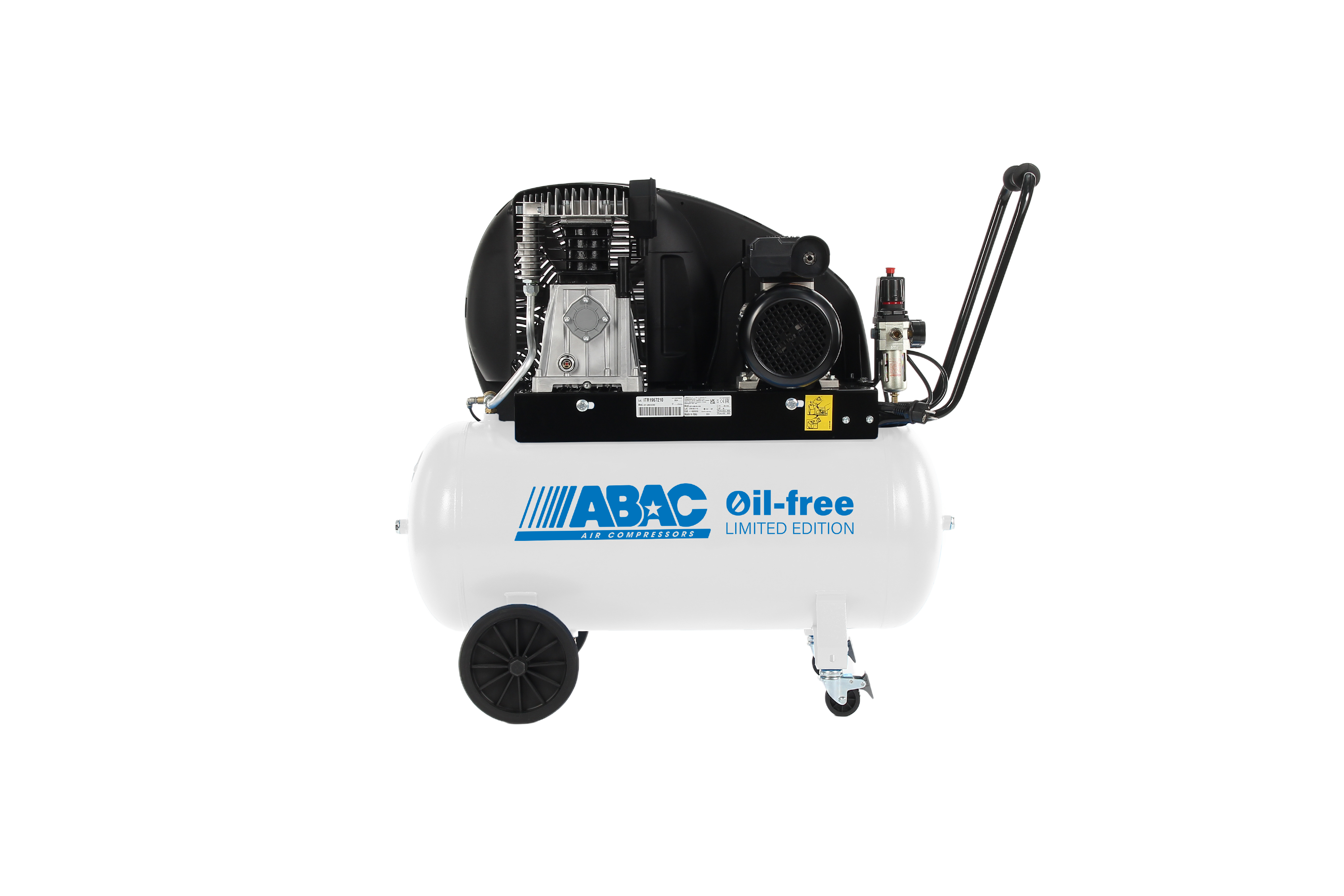 ABAC EXP A29B-0 100 CM3 WHITE Oil Free Piston Compressor, 10bar, 90L, 230V - 4116028454 - airlinkcompressors.com