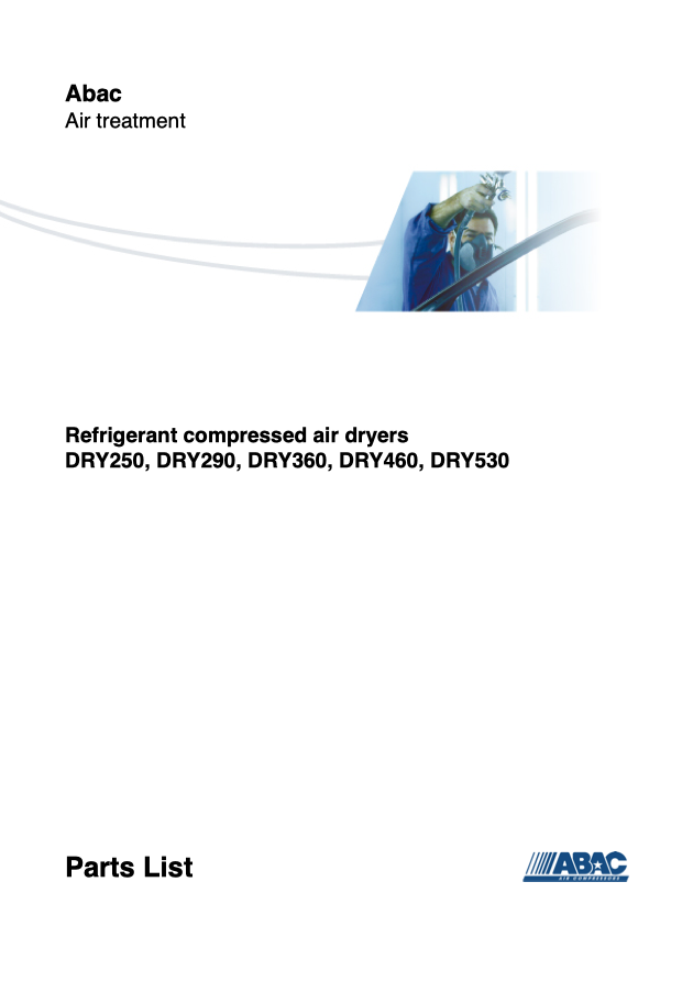 ABAC Dry 250,290,360,460 & 530 Parts Manual From 2021 - airlinkcompressors.com
