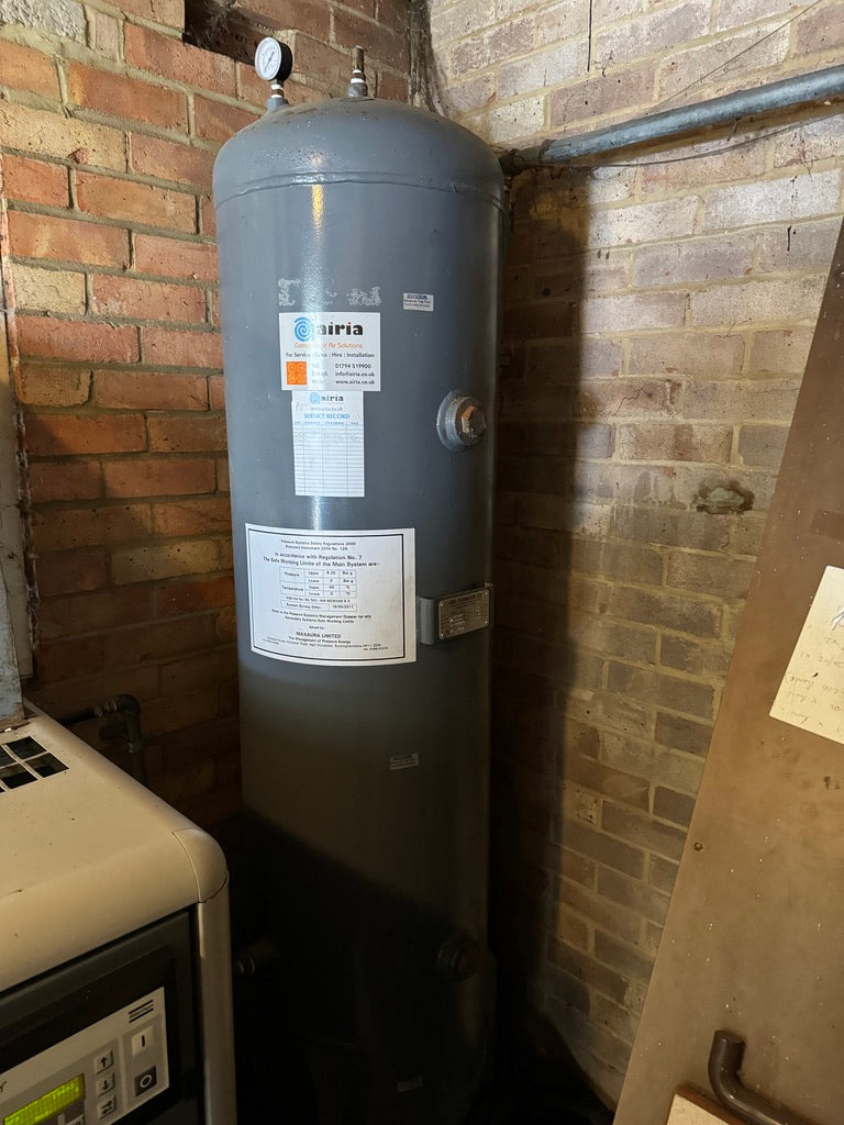 Used Atlas Copco 100L Compressed Air Receiver & Fittings - airlinkcompressors.com