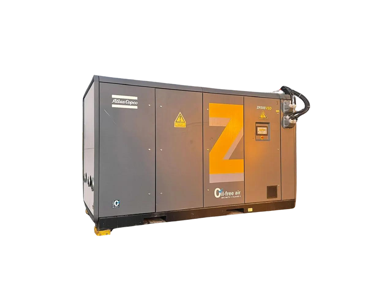 Used Atlas Copco ZR500VSD 500kW 2460 CFM Oil Free Screw Air Compressor - airlinkcompressors.com