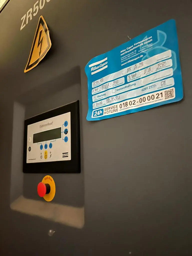 Used Atlas Copco ZR500VSD 500kW 2460 CFM Oil Free Screw Air Compressor - airlinkcompressors.com