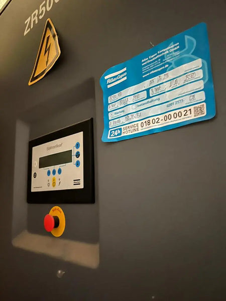 Used Atlas Copco ZR500VSD 500kW 2460 CFM Oil Free Screw Air Compressor - airlinkcompressors.com