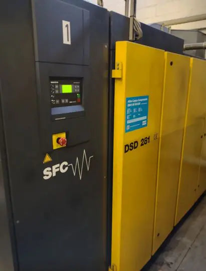 Used HPC DSD281SFC 160 kW 939 CFM 7.5 Bar Variable Speed Screw Air Compressor - airlinkcompressors.com