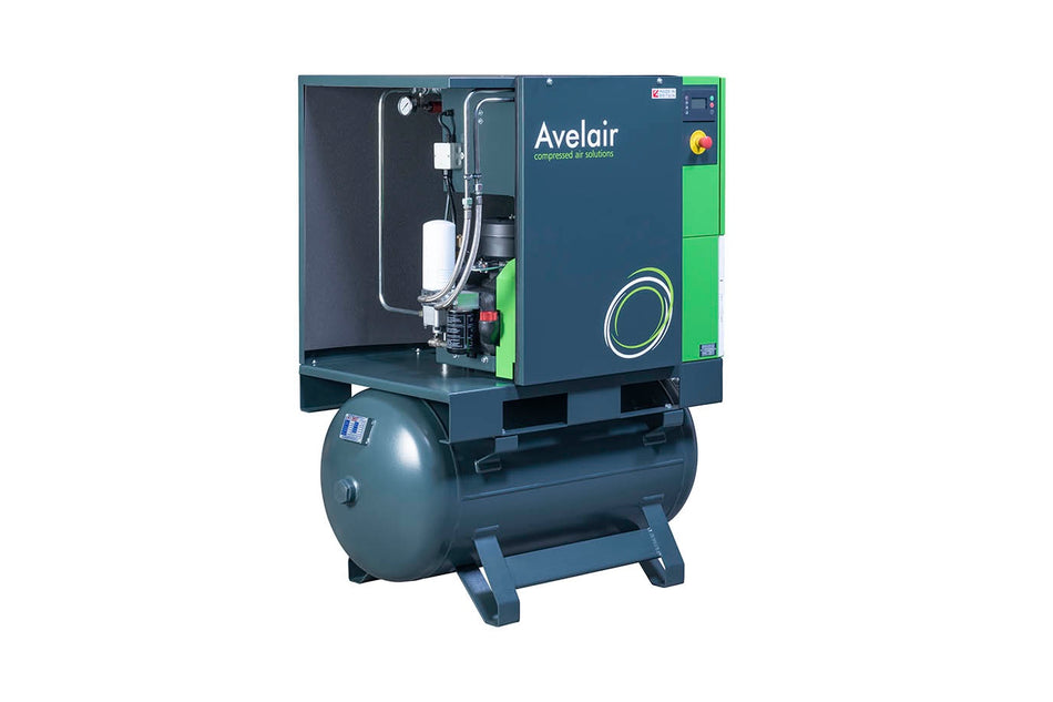 Avelair evo 15-integra Receiver Mounted Screw Compressor With Dryer 54CFM - 15Bar - airlinkcompressors.com