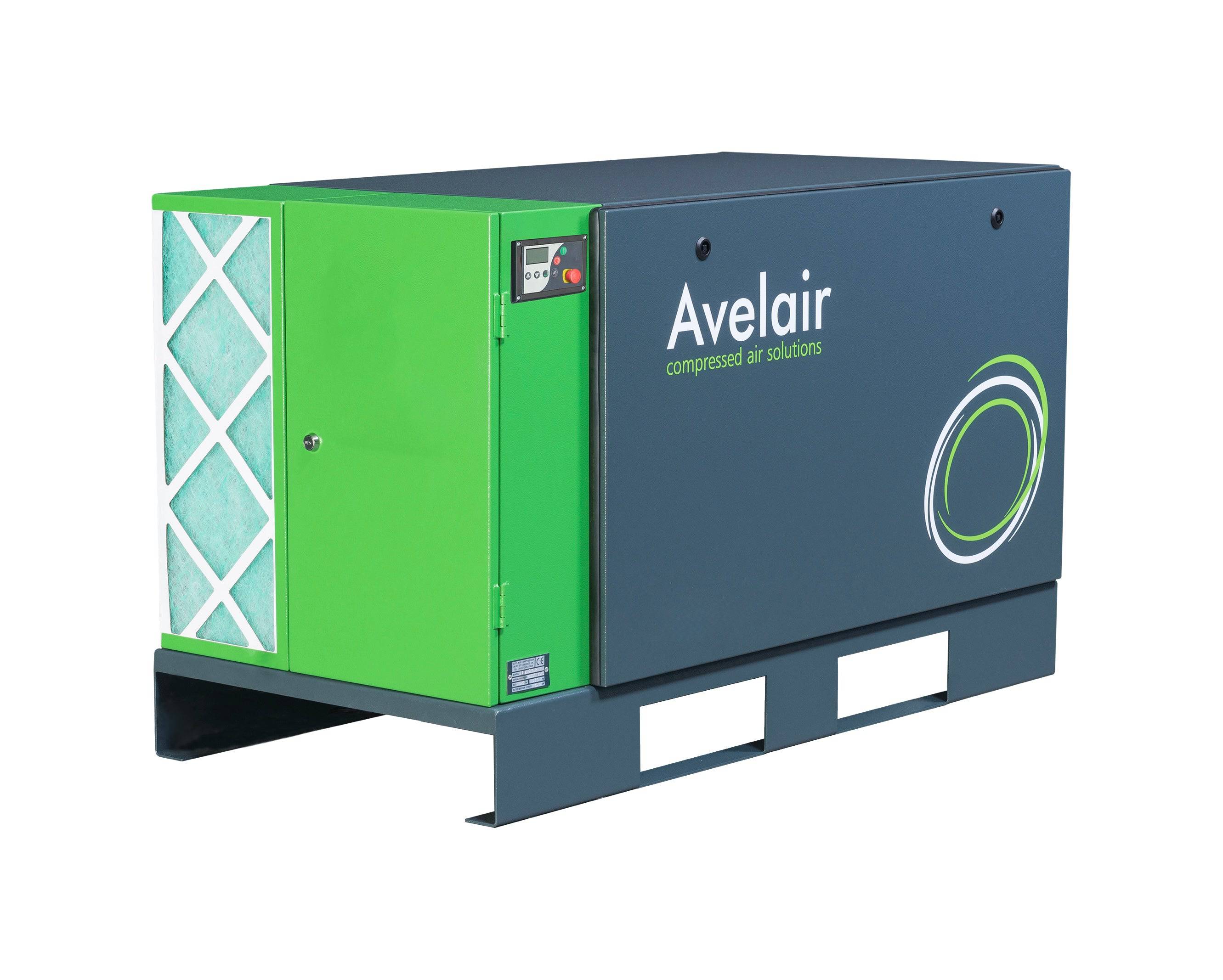 Avelair evo 7.5 Base Mounted Screw Compressor 28CFM - 15Bar - airlinkcompressors.com