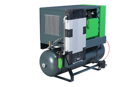 Avelair evo-integra 7.5 250L Tank Mounted Screw Compressor, Dryer & Filtration 28CFM - 15 Bar - airlinkcompressors.com
