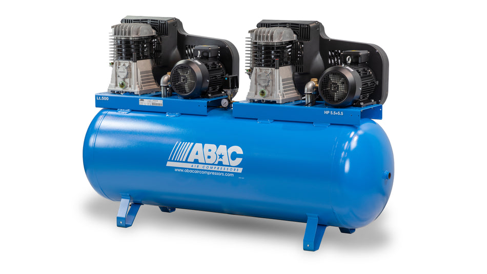 ABAC PRO B5900 500 T5.5 Tandem - 400V 500L 46CFM 10Bar Air Compressor - 4116019884 - airlinkcompressors.com