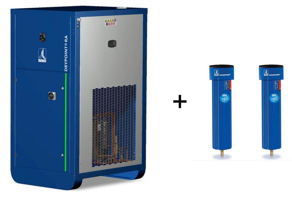 Beko DRYPOINT® RA III 870 Refrigerant Air Dryer with Pre-Filter and After Filter Flow Rate: 512cfm. 4061272/2 - airlinkcompressors.com