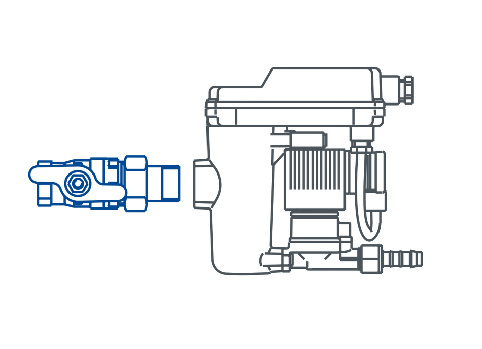 BEKO Technologies Ball valve G1/2 (also connection kit  for BEKOMAT 20, 21, 12CO, 31U, 32U) 2000039 - airlinkcompressors.com