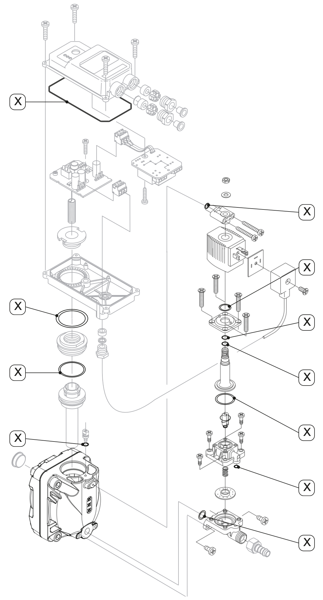 BEKO Technologies Spare part BEKOMAT 13 CO sealing parts kit PN25, 40/50 2000367 - airlinkcompressors.com
