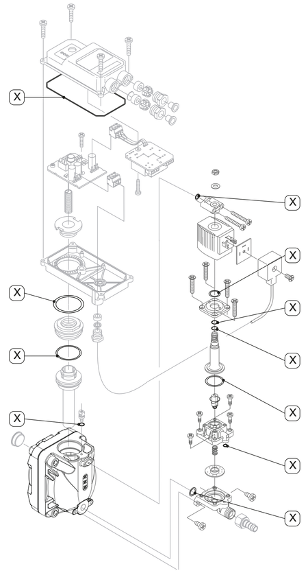 BEKO Technologies Spare part BEKOMAT 13 CO sealing parts kit PN25, 40/50 2000367 - airlinkcompressors.com