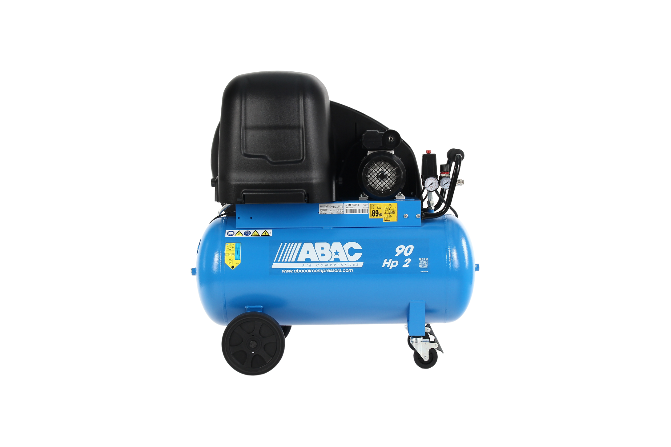 ABAC S A29B 90L CM2 9CFM 10 Bar 230V Silenced Air Compressor - 4116007370