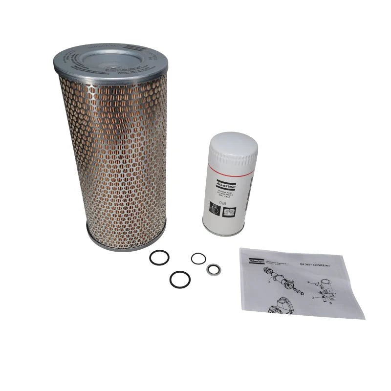 Atlas Copco Air Oil Filter Kit GA30 GA37 & GA45 - 2901004600 - airlinkcompressors.com