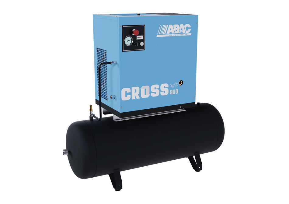 ABAC CROSS 900 7.5 kW 10Bar 400/50 200L Vessel VSD Screw Compressor - 1839025641