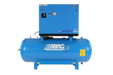 ABAC LN1 B5900 270L Tank Mounted Silenced Air Compressor T5.5 415 Volt 20CFM - 4116026060