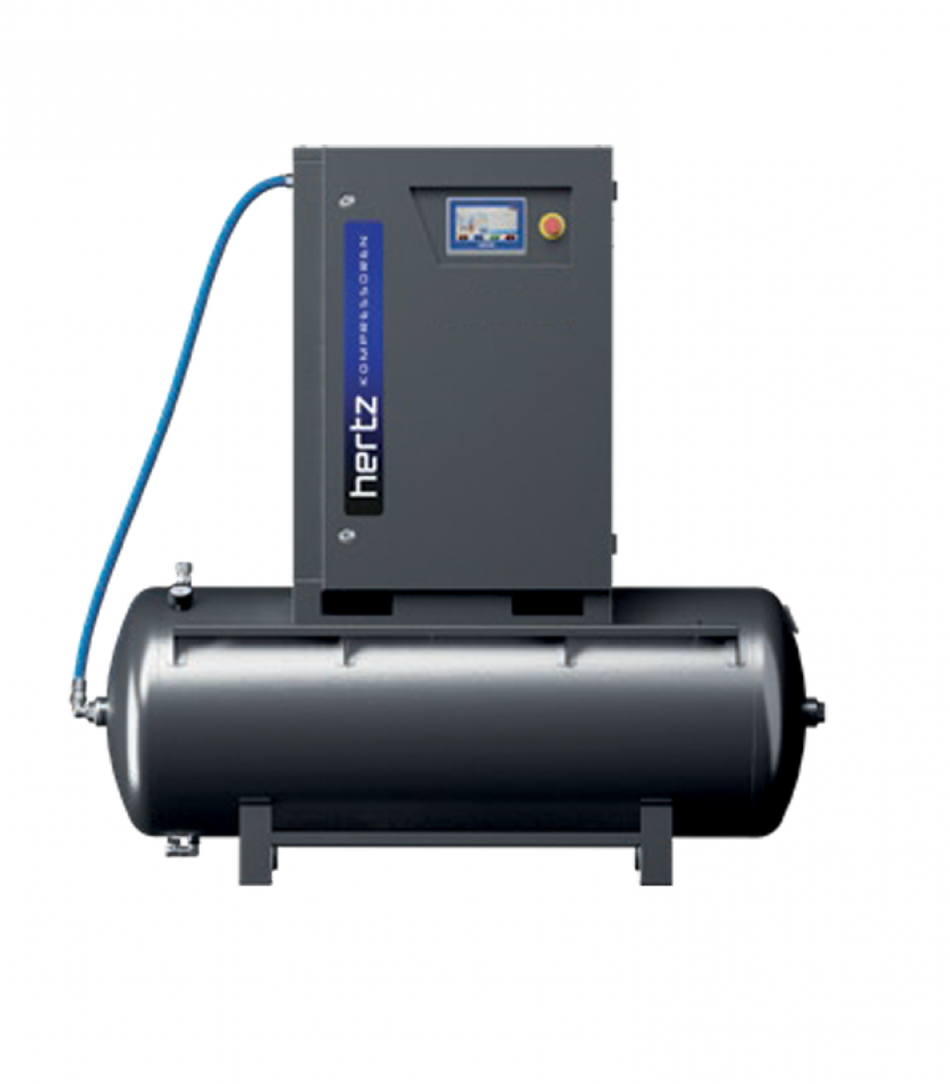 Hertz FRECON PLUS pm 11kw VSD Direct Drive Tank Mounted Screw Air Compressor