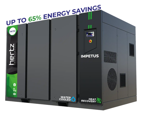 Hertz IMPETUS 315 kW Fixed-Speed Rotary Screw Air Compressor - Energy Efficient & Reliable for Industrial Use - Compressed Air Online - airlinkcompressors.com