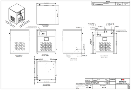 Mikropor MKE-23 Compressed Air Dryer 14 cfm 230V - airlinkcompressors.com
