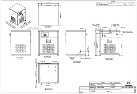 Mikropor MKE-70 Compressed Air Dryer 41 cfm 230V - airlinkcompressors.com