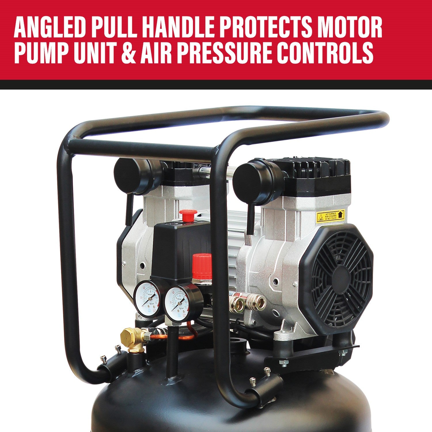SIP DD 3hp 100ltr Low Noise Vertical Compressor - 05484 - airlinkcompressors.com
