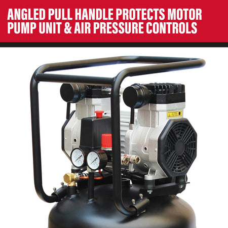 SIP DD 3hp 100ltr Low Noise Vertical Compressor - 05484 - airlinkcompressors.com