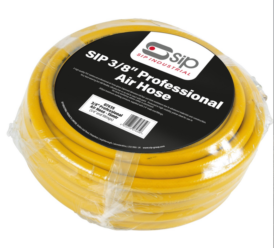SIP 3/8" 15mtr Professional Air Hose  Part Number  7435 - airlinkcompressors.com