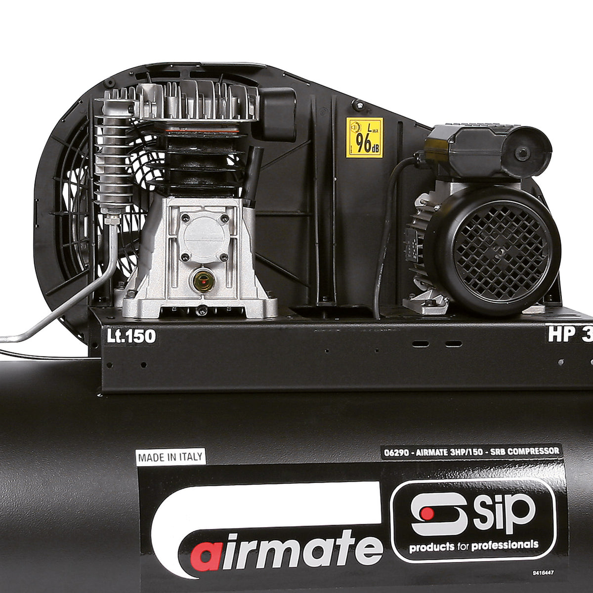 SIP 3HP/150-SRB 150ltr Belt Drive Compressor - 06290 - airlinkcompressors.com