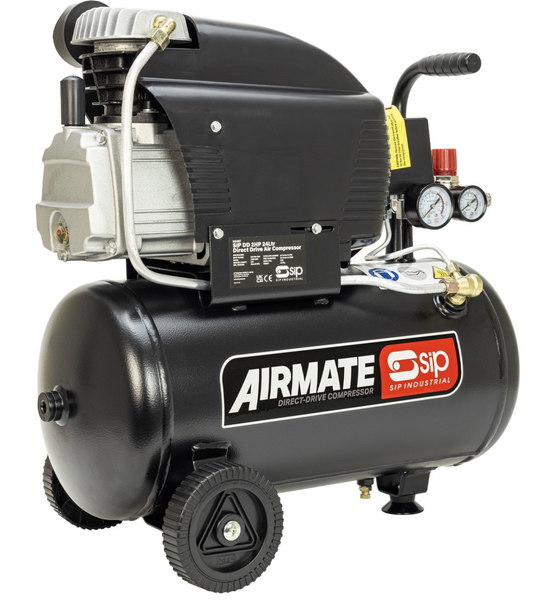 SIP DD 2hp 24ltr Direct Drive Compressor 6457 - airlinkcompressors.com