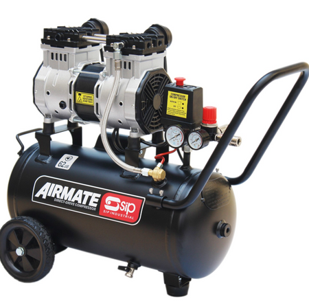 SIP DD 2hp 24ltr Low Noise Oil-Free Compressor 05478 - airlinkcompressors.com