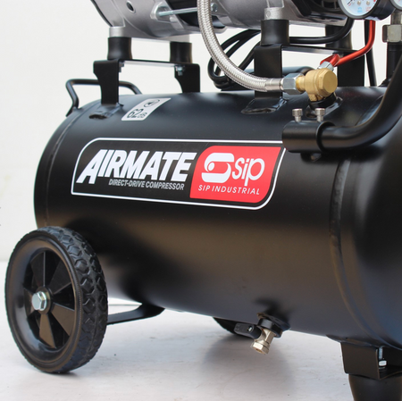SIP DD 2hp 24ltr Low Noise Oil-Free Compressor 05478 - airlinkcompressors.com