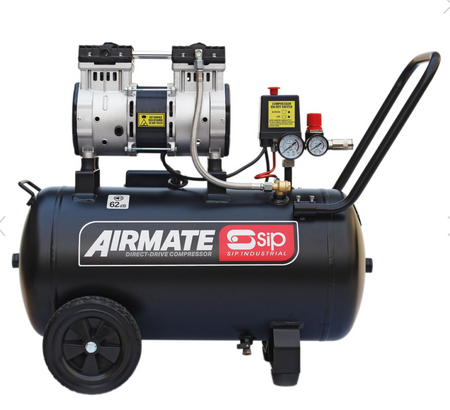 SIP DD 2hp 50ltr Low Noise Oil-Free Compressor 5479 - airlinkcompressors.com