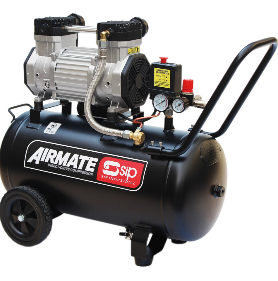SIP DD 3hp 50ltr Low Noise Oil-Free Compressor 5480 - airlinkcompressors.com