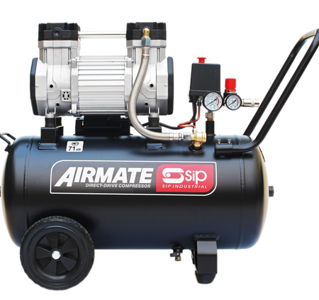 SIP DD 3hp 50ltr Low Noise Oil-Free Compressor 5480 - airlinkcompressors.com