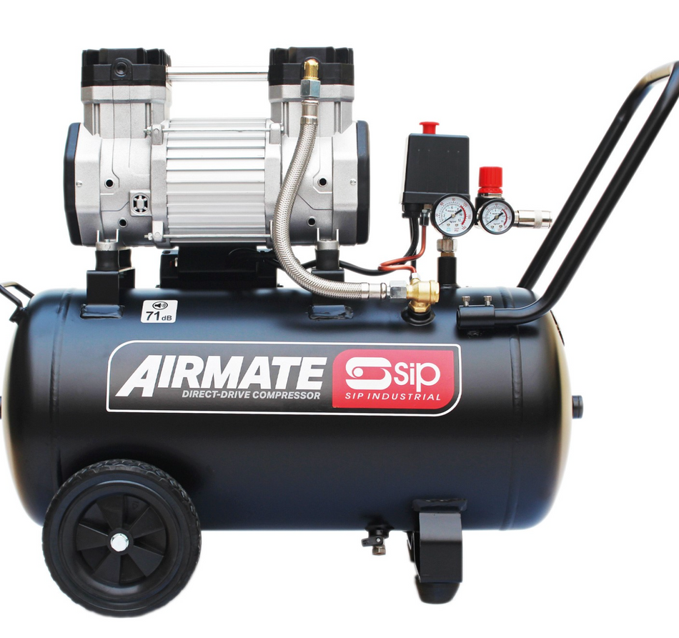 SIP DD 3hp 50ltr Low Noise Oil-Free Compressor 5480 - airlinkcompressors.com