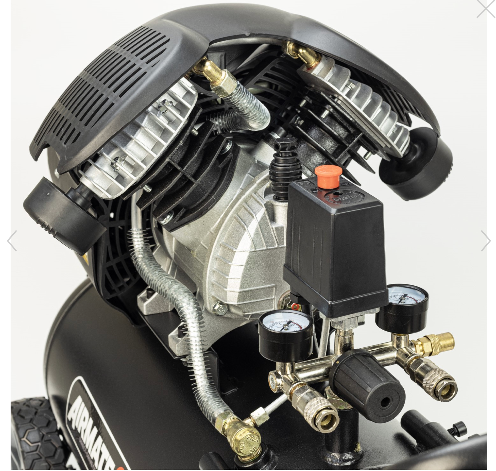 SIP DDVT 3HP 50L V-TWIN Direct Drive Compressor - 05325 - airlinkcompressors.com