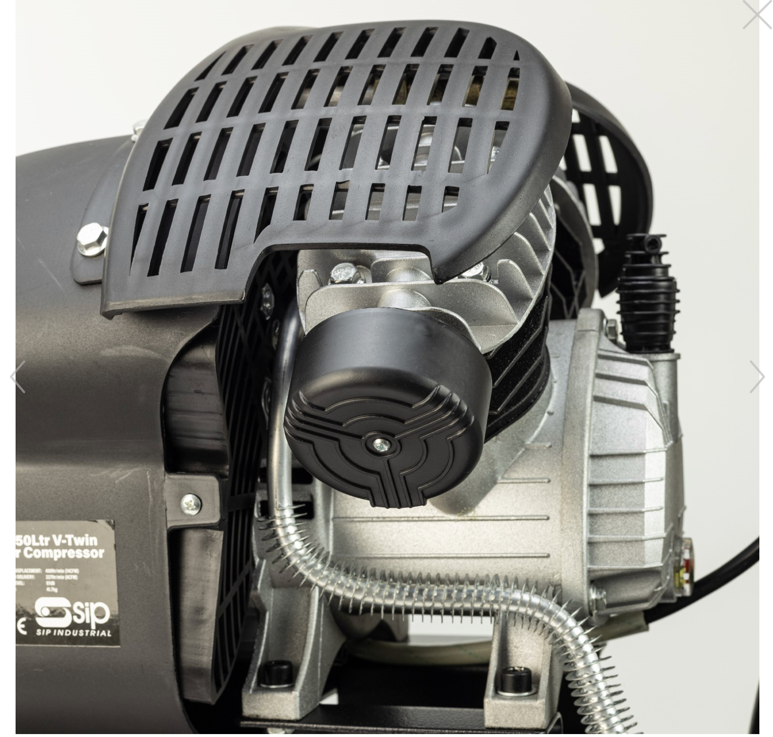 SIP DDVT 3HP 50L V-TWIN Direct Drive Compressor - 05325 - airlinkcompressors.com
