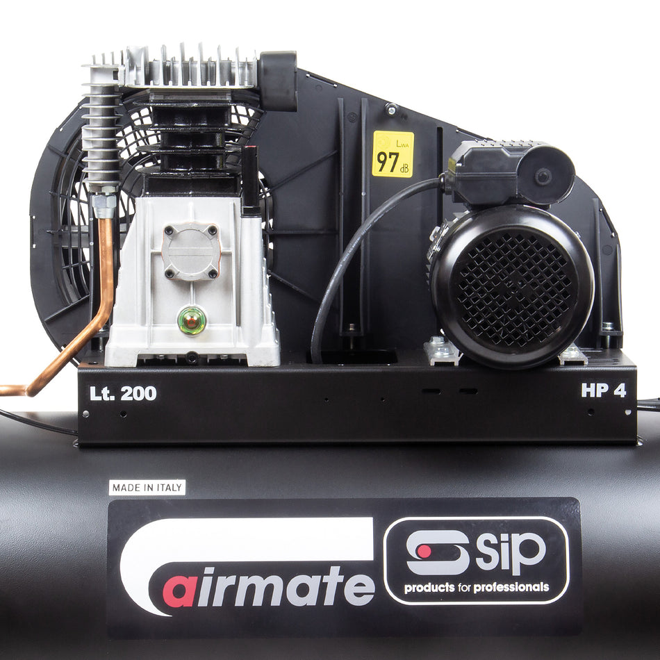 SIP PX4-3/200B 200ltr Belt Drive Compressor - 05311 - airlinkcompressors.com