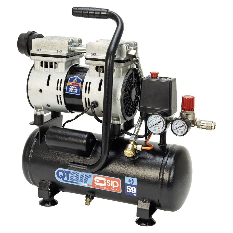 SIP QT 6ltr Oil Free Low Noise Direct Drive Compressor - 05398 - airlinkcompressors.com