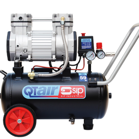 SIP QT DD 1.5hp 24ltr Ultra Low Noise Compressor - 05491 - airlinkcompressors.com