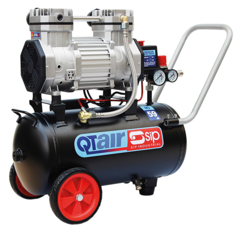 SIP QT DD 1.5hp 24ltr Ultra Low Noise Compressor - 05491 - airlinkcompressors.com