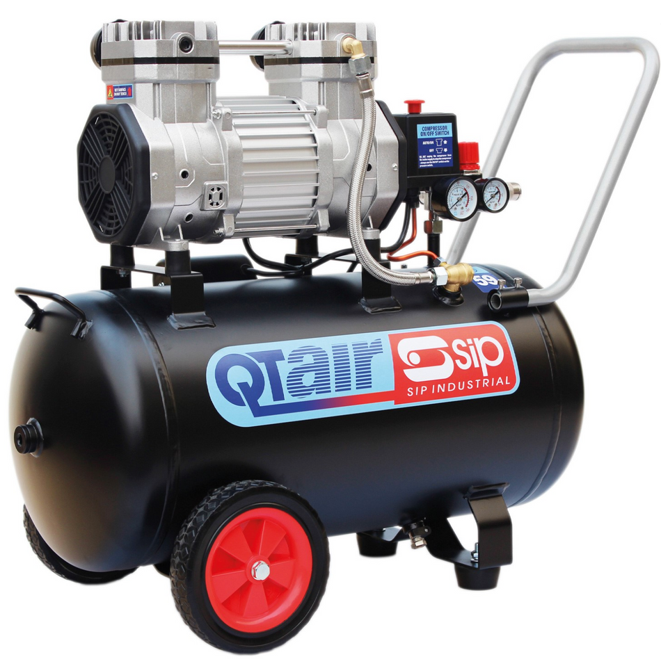 SIP QT DD 1.5hp 50ltr Ultra Low Noise Compressor 05492 - airlinkcompressors.com