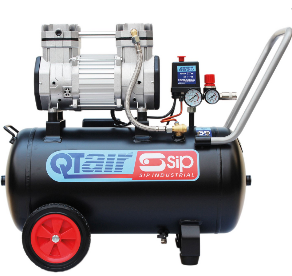 SIP QT DD 1.5hp 50ltr Ultra Low Noise Compressor 05492 - airlinkcompressors.com