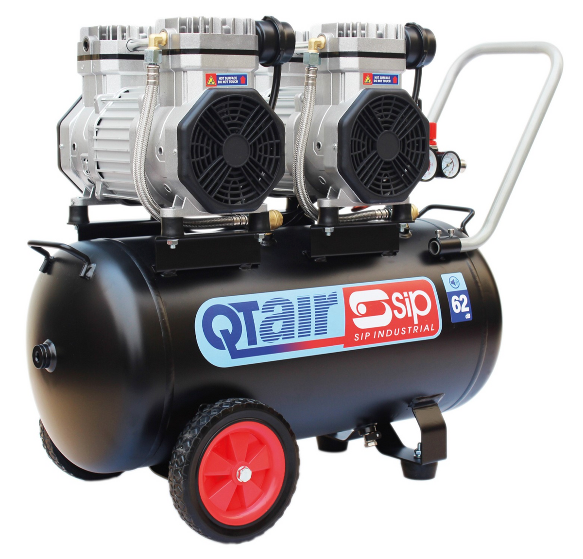 SIP QT DD 3hp 50ltr Ultra Low Noise Compressor - 05493 - airlinkcompressors.com