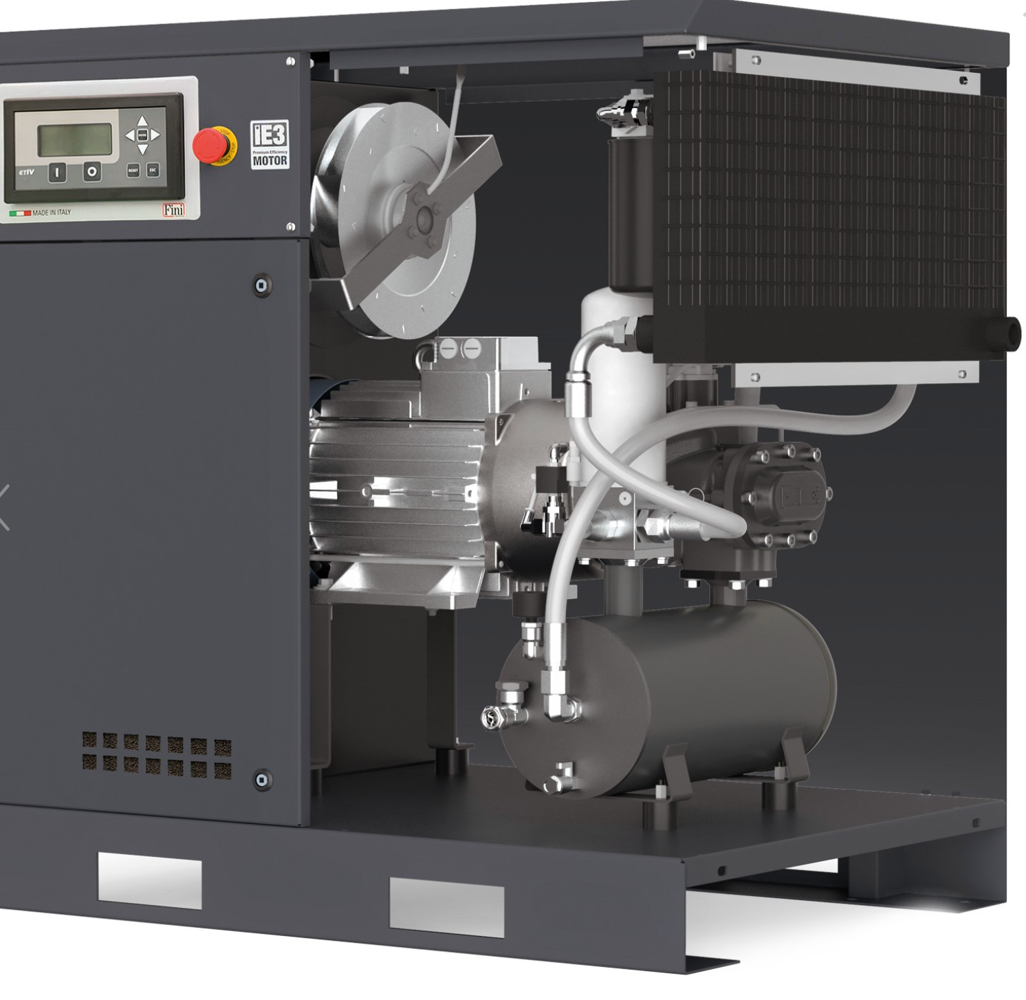 SIP RS15-10-500DD/RD 500ltr Rotary Screw Compressor with Dryer - 05346 - airlinkcompressors.com